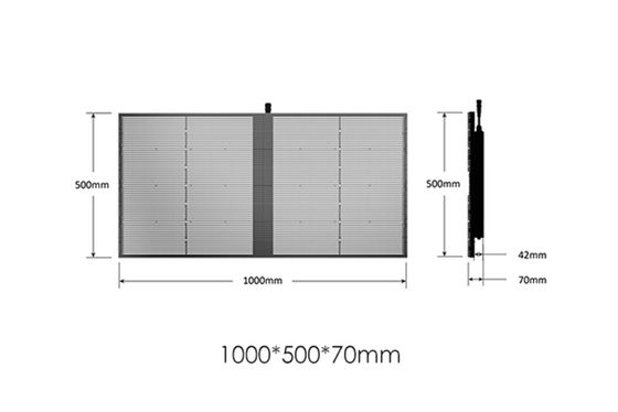 Hohe Helligkeit Indoor Outdoor SMD P2.84 P20 Vollfarb-Videowand-Glas-LED-Mesh