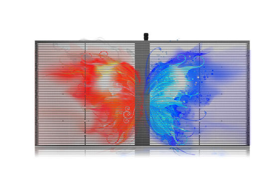 Hohe Helligkeit Indoor Outdoor SMD P2.84 P20 Vollfarb-Videowand-Glas-LED-Mesh