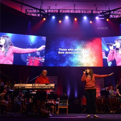 P3.91 AC110V farbenreiche LED-Innenanzeige SMD2020 2880HZ