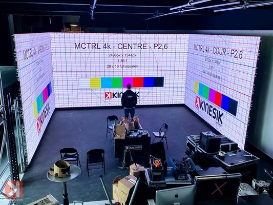 P1.95 P2.5 P2.6 Virtual Production Xr LED-Bildschirm 7680 Hz Filmstudios 3D Immersive