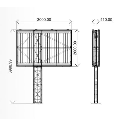 Vollfarbige p3 p4 p5 p6 Led-Bildschirm wasserdichtes digitales Display Außenwerbung Led-Werbetafeln