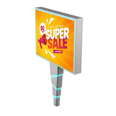 Einfache Installation 8000nits IP65 p6 Stahl Outdoor LED digitale Werbetafeln