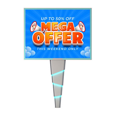 Einfache Installation 8000nits IP65 p6 Stahl-LED-Werbefläche