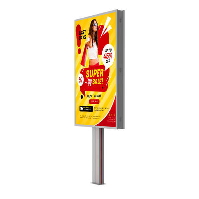 Hochwertiges Design p6 8000nits aus Stahl, wasserdicht IP65 digitaler Outdoor-Led-Werbetafel für Werbung