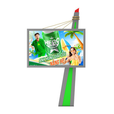 Maßgeschneiderte hohe Helligkeit wasserdicht 1920hz p6 digitaler Bildschirm Außen led Werbetafel