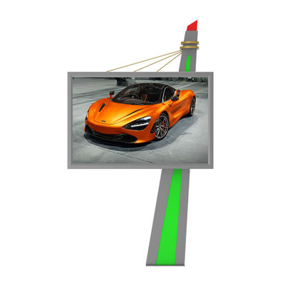 P6 angepasste hohe Helligkeit IP65 wasserdichte Stahl-Digitalbildschirm Outdoor Led-Werbetafel