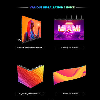 7680Hz P2.976 Wandbildschirm zur Bühne Kirche Konzert Veranstaltungen Pantalla Indoor Outdoor Rental LED-Bildschirm zur Miete