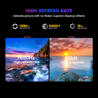 Werbung Led-LED-Bildschirm Werbung P6.67 Außen-LED-Bildschirm Vollfarbe 8000cd/m2 960*960mm