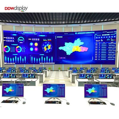 Innenfester LED-Bildschirm 500x250/750x250/1000x250mm, Aluminiumschrank, 1200nits Helligkeit, P1.56 P1.95 P2.5 P2.6 P2.9 P3.91 für kommerzielle Displays