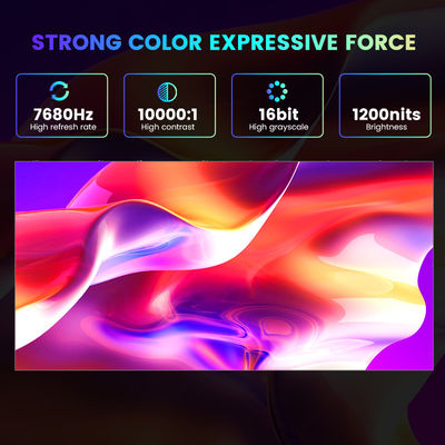 Innenfester LED-Bildschirm 500x250/750x250/1000x250mm, Aluminiumschrank, 1200nits Helligkeit, P1.56 P1.95 P2.5 P2.6 P2.9 P3.91 für kommerzielle Displays