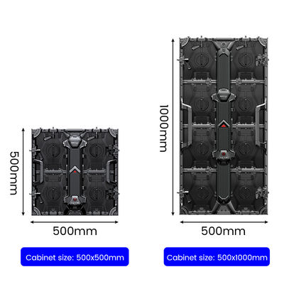 P3.91 LED-Bildschirm zur Bühnenmiete mit 50/60 Hz Bildwechselfrequenz und 800 cd/m2 Helligkeit