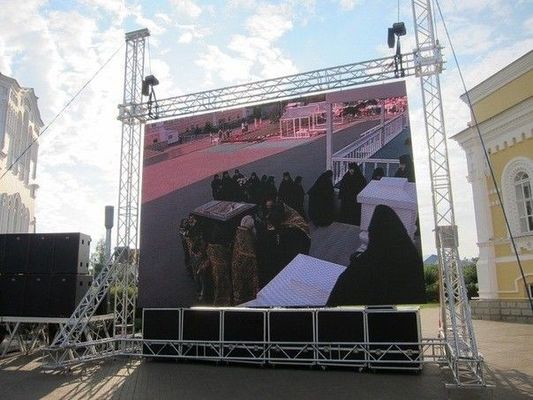 Schirm-wasserdichtes geführtes InnenVideo der hohe Helligkeits-Mieteled ummauert RGB SMD 3 in 1