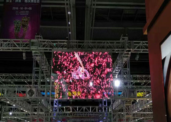 Innen-transparentes des LED-P10 DOS Anzeigen-Glasvideowand-Leichtgewichtler-9216/Sqm