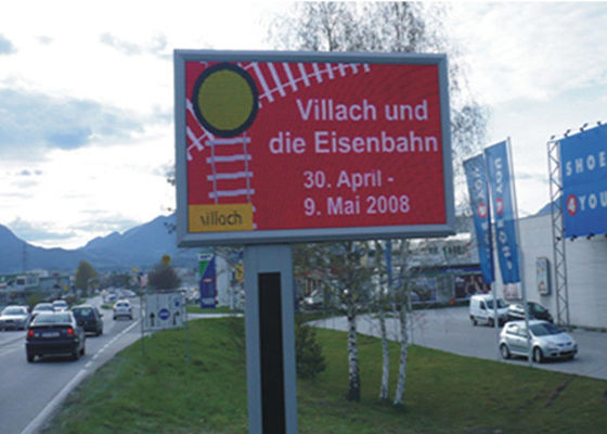 Super helle farbenreiche LED-Anzeige im Freien DIP346 P20 mit dem statischen einfachen Scan installieren