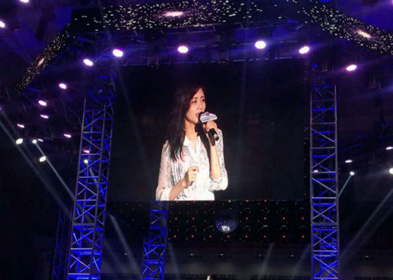 Führten Innengroße geführte Werbungsmietschirme P4.8 farbenreichen die Videoplatten