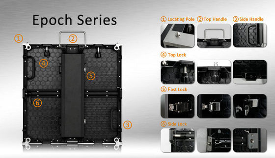280W/M2 P3.91 1200nits Miet-LED-Anzeige 500*1000mm