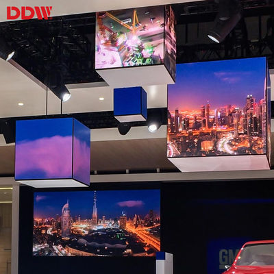 Kundenspezifischer P2.5mm geführter magischer Innenwürfel, Videoschirm führte Würfel-Anzeige