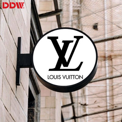 Rundes LED-Zeichen P4.68 im Freien, kreisförmige geführte Logo-Anzeige