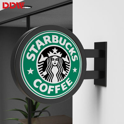 Rundes LED-Zeichen P4.68 im Freien, kreisförmige geführte Logo-Anzeige