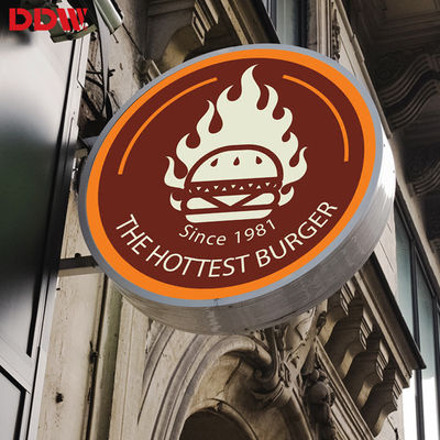 Rundes LED-Zeichen P4.68 im Freien, kreisförmige geführte Logo-Anzeige