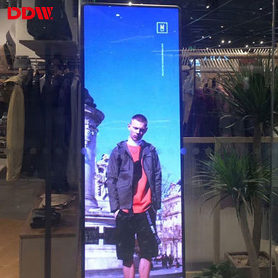 LED-Spiegelbildschirm für digitale Videowerbung, ultradünn, tragbar, P1.75, P2, P2.5