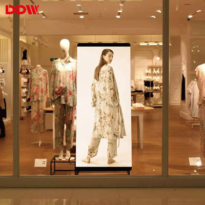 LED-Spiegelbildschirm für digitale Videowerbung, ultradünn, tragbar, P1.75, P2, P2.5