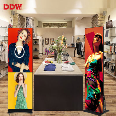 LED-Spiegelbildschirm für digitale Videowerbung, ultradünn, tragbar, P1.75, P2, P2.5